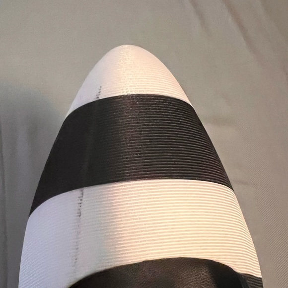 Size 7 Christian Siriano black and white shoes - Picture 2 of 2